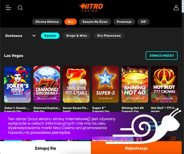 nitro casino free spins